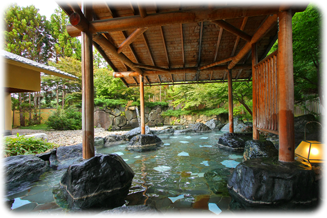 Open-air bath